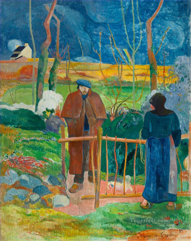 Bonjour Monsieur Gauguin Postimpresionismo Primitivismo Paul Gauguin Pintura al óleo